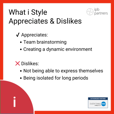 What Each DiSC Style Appreciates Dislikes i 89780f73
