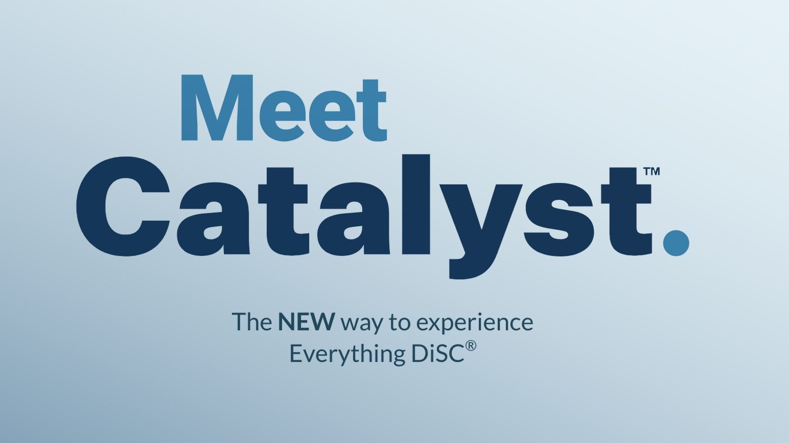 Catalyst™: Everything DiSC-i õppeplatvorm