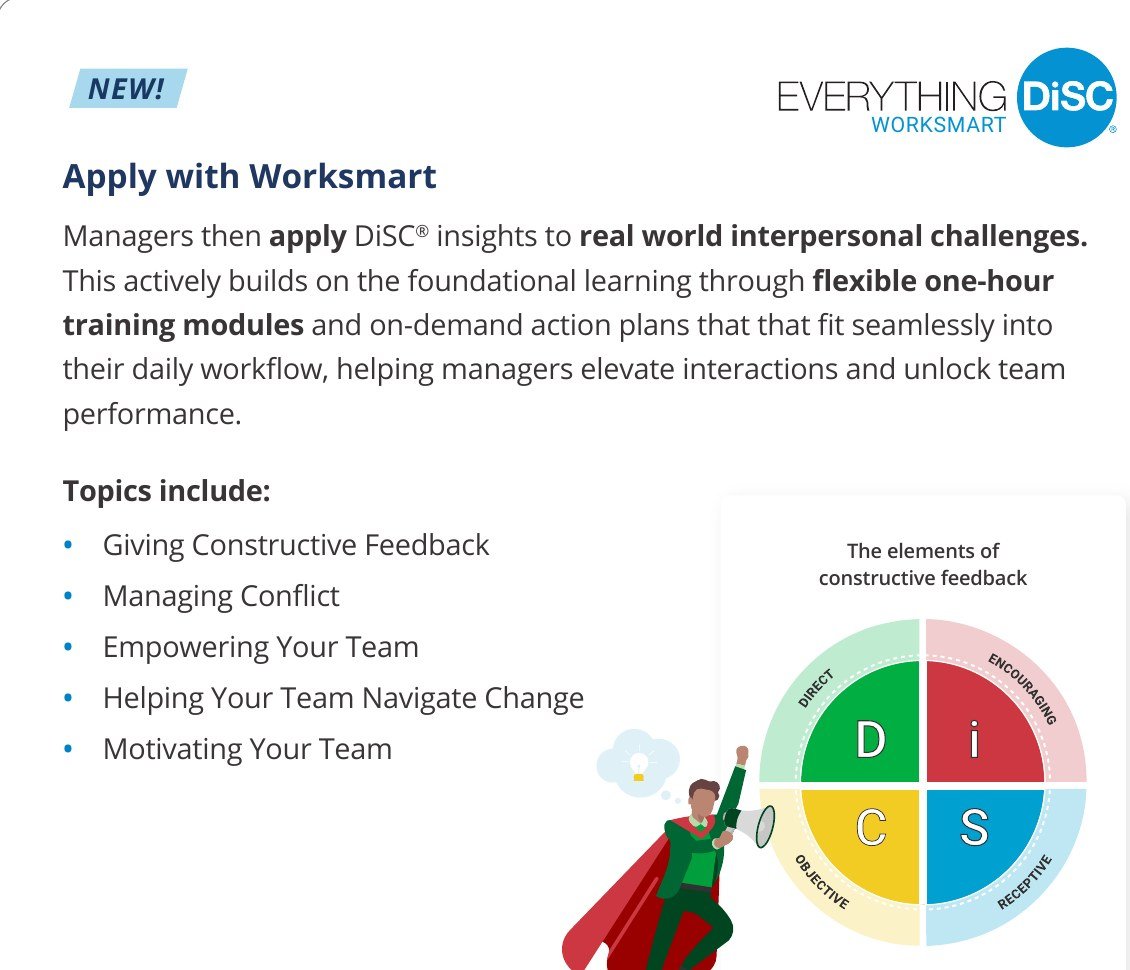Everything DiSC Worksmart: часовые модули для руководителей